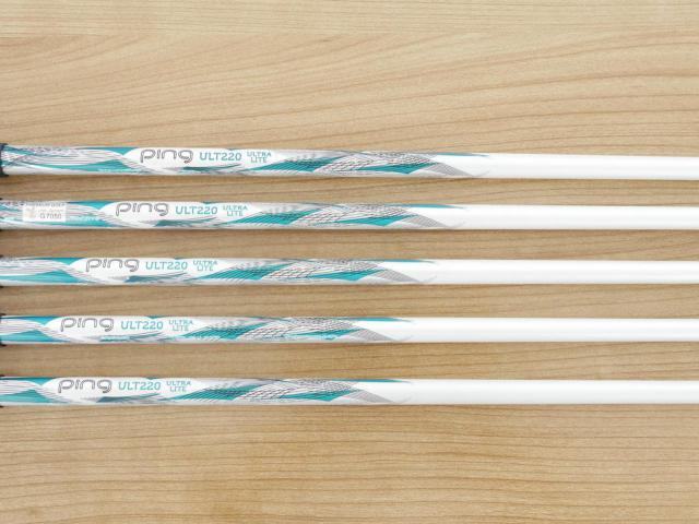 Lady club : All : ชุดเหล็ก Ping Rhapsody มีเหล็ก 7-Pw,Aw (5 ชิ้น) ก้านกราไฟต์ Flex L