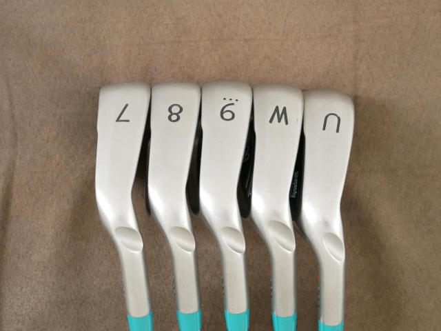 Lady club : All : ชุดเหล็ก Ping Rhapsody มีเหล็ก 7-Pw,Aw (5 ชิ้น) ก้านกราไฟต์ Flex L