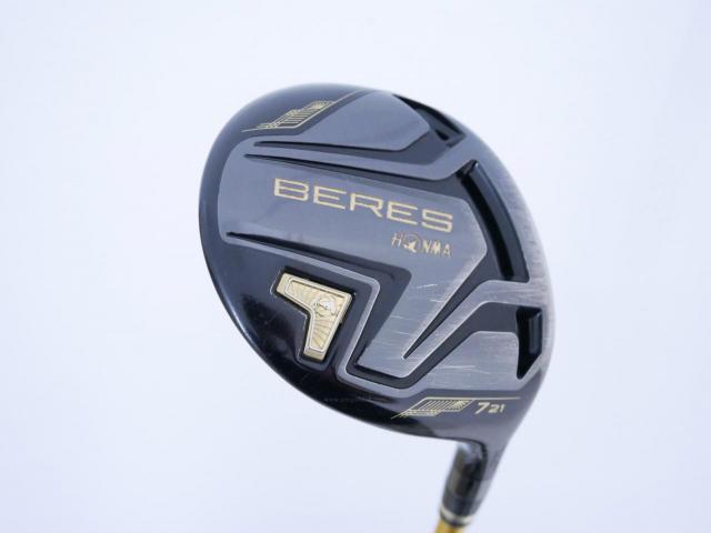 Fairway Wood : Honma : **ก้าน 3 ดาว** หัวไม้ 7 Honma Beres Black (รุ่นปี 2023) Loft 21 ก้าน Honma ARMRQ MX Flex R (3 ดาว)
