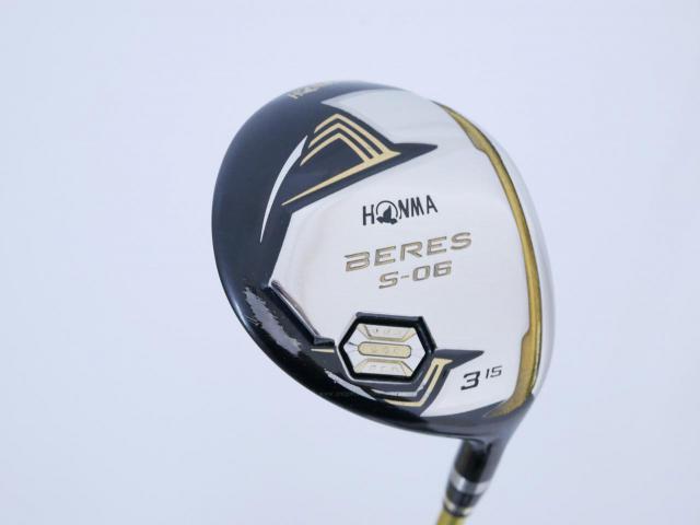 Fairway Wood : Honma : **ก้าน 3 ดาว** หัวไม้ 3 Honma Beres S-06 (รุ่นปี 2019) Loft 15 ก้าน ARMRQ X (47) Flex SR (3 ดาว)