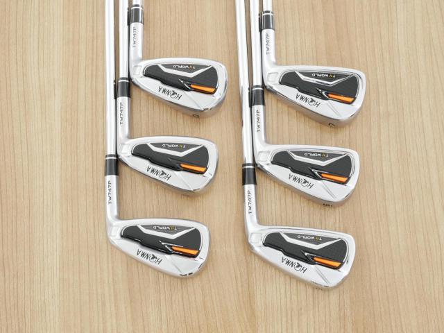 Iron set : Honma : ชุดเหล็ก Honma Tour World TW747P (ออกปี 2019) มีเหล็ก 5-10 (6 ชิ้น) ก้านเหล็ก NS Pro 950 Flex S