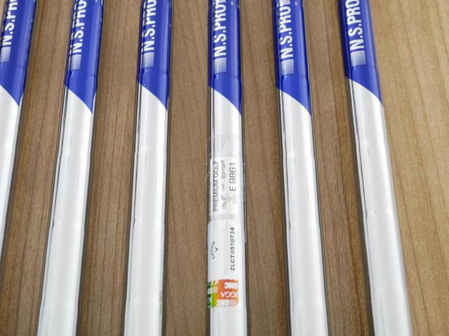 Iron set : Callaway : ชุดเหล็ก Callaway APEX Forged (ออกปี 2019) มีเหล็ก 5-Pw (6 ชิ้น) ก้านเหล็ก NS Pro ZELOS 8 Flex S