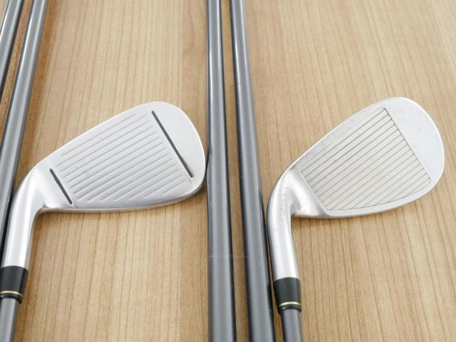 Iron set : Taylormade : ชุดเหล็ก Taylormade Gloire G (รุ่นท๊อปสุด ตีไกลมากๆ เหล็ก 7 Loft 26.5 หน้าเด้ง) มีเหล็ก 7-Pw,Aw,Sw (6 ชิ้น) ก้านกราไฟต์ Flex R