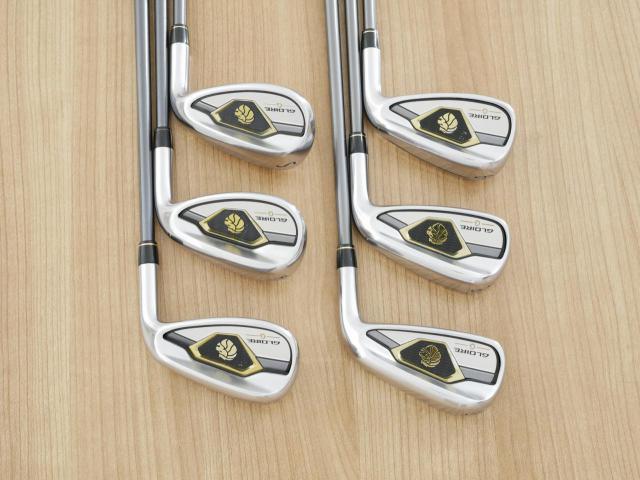 Iron set : Taylormade : ชุดเหล็ก Taylormade Gloire G (รุ่นท๊อปสุด ตีไกลมากๆ เหล็ก 7 Loft 26.5 หน้าเด้ง) มีเหล็ก 7-Pw,Aw,Sw (6 ชิ้น) ก้านกราไฟต์ Flex R