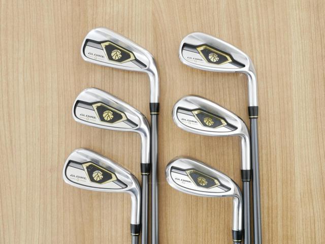 Iron set : Taylormade : ชุดเหล็ก Taylormade Gloire G (รุ่นท๊อปสุด ตีไกลมากๆ เหล็ก 7 Loft 26.5 หน้าเด้ง) มีเหล็ก 7-Pw,Aw,Sw (6 ชิ้น) ก้านกราไฟต์ Flex R