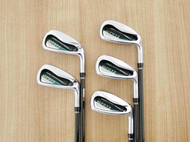 Iron set : Bridgestone : ชุดเหล็ก Bridgestone PHYZ (ปี 2018 รุ่นท๊อป ง่ายและไกลมาก) มีเหล็ก 6-Pw (5 ชิ้น) ก้านกราไฟต์ Flex SR