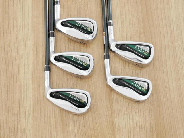 Iron set : Bridgestone : ชุดเหล็ก Bridgestone PHYZ (ปี 2018 รุ่นท๊อป ง่ายและไกลมาก) มีเหล็ก 6-Pw (5 ชิ้น) ก้านกราไฟต์ Flex SR