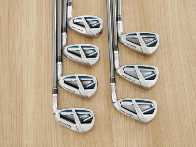 Iron set : Taylormade : ชุดเหล็ก Taylormade SIM MAX OS (ออกปี 2020 Japan Spec.) มีเหล็ก 6-Pw,Aw,Sw (7 ชิ้น) ก้านกราไฟต์ Mitsubishi Tensei TM60 Flex R