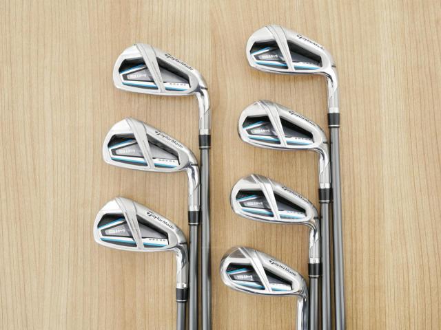 Iron set : Taylormade : ชุดเหล็ก Taylormade SIM MAX OS (ออกปี 2020 Japan Spec.) มีเหล็ก 6-Pw,Aw,Sw (7 ชิ้น) ก้านกราไฟต์ Mitsubishi Tensei TM60 Flex R