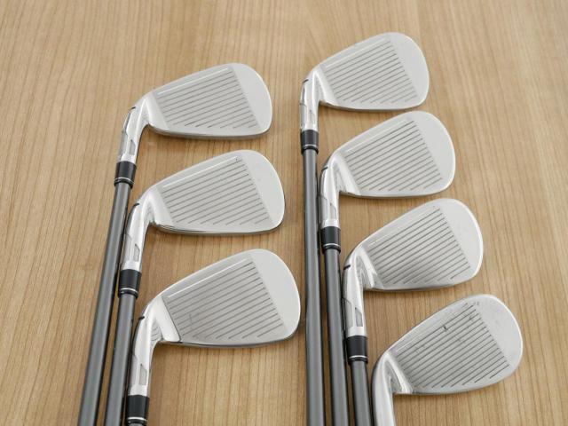 Iron set : Taylormade : ชุดเหล็ก Taylormade SIM MAX OS (ออกปี 2020 Japan Spec.) มีเหล็ก 6-Pw,Aw,Sw (7 ชิ้น) ก้านกราไฟต์ Mitsubishi Tensei TM60 Flex R