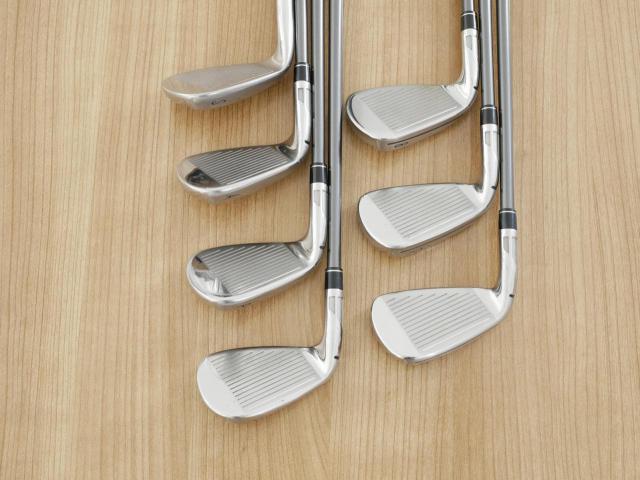 Iron set : Taylormade : ชุดเหล็ก Taylormade SIM MAX OS (ออกปี 2020 Japan Spec.) มีเหล็ก 6-Pw,Aw,Sw (7 ชิ้น) ก้านกราไฟต์ Mitsubishi Tensei TM60 Flex R
