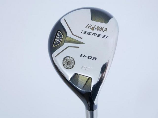 Fairway Wood : Honma : **ก้าน 3 ดาว** ไม้กระเทย Honma Beres U-03 (ออกปี 2015) Loft 22 ก้าน ARMRQ 8 (49) Flex R (3 ดาว)