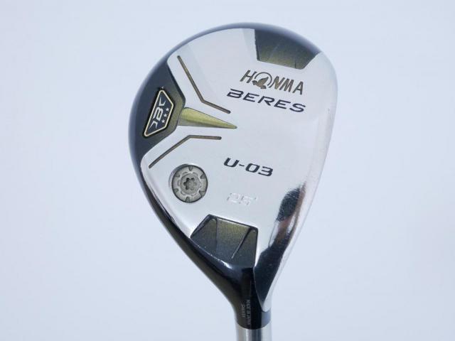 Fairway Wood : Honma : **ก้าน 3 ดาว** ไม้กระเทย Honma Beres U-03 (ออกปี 2015) Loft 25 ก้าน ARMRQ 8 (49) Flex R (3 ดาว)