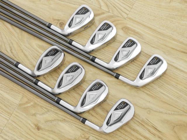 Iron set : Tourstage : ชุดเหล็ก Tourstage PHYZ Forged (ซีรี่ย์ท๊อป นุ่มไกล) มีเหล็ก 5-Pw,Aw,Sw (8 ชิ้น) ก้านกราไฟต์ Flex R