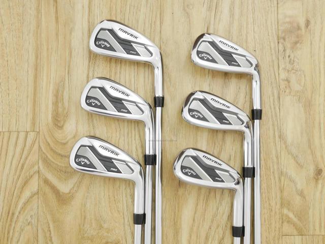 Iron set : Callaway : ชุดเหล็ก Callaway Mavrik Pro (ออกปี 2020) มีเหล็ก 5-Pw (6 ชิ้น) ก้านเหล็ก True Temper ELEVATE 105 VSS Flex S