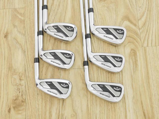 Iron set : Callaway : ชุดเหล็ก Callaway Mavrik Pro (ออกปี 2020) มีเหล็ก 5-Pw (6 ชิ้น) ก้านเหล็ก True Temper ELEVATE 105 VSS Flex S