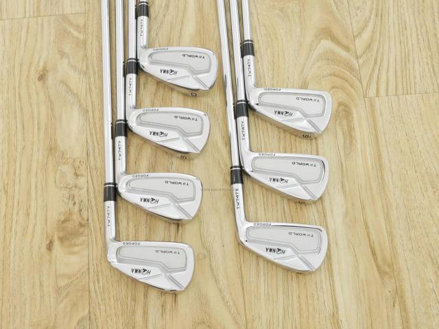 Iron set : Honma : **มีตำหนิ** ชุดเหล็ก Honma Tour World TW747V Forged (รุ่นปี 2019) มีเหล็ก 4-10 (7 ชิ้น) ก้านเหล็ก AMT Tour White S200