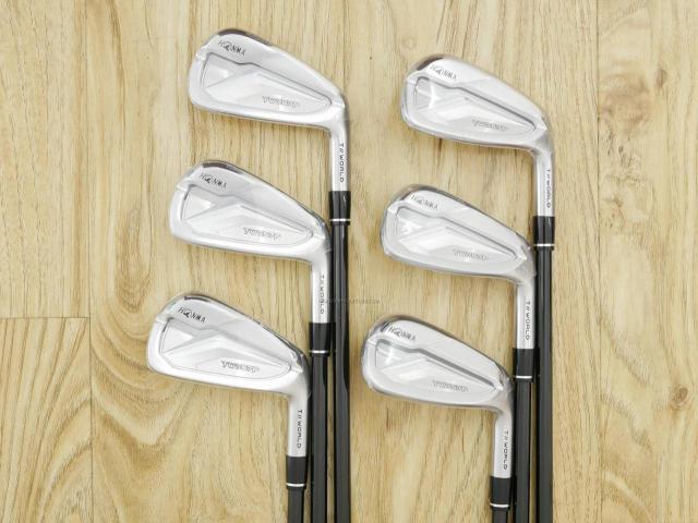 Iron set : Honma : **ของใหม่ ยังไม่แกะพลาสติก** ชุดเหล็ก Honma Tour World TW757P (รุ่นล่าสุด ออกปี 2022) มีเหล็ก 5-Pw (6 ชิ้น) ก้านกราไฟต์ Honma Vizard 50 Flex S