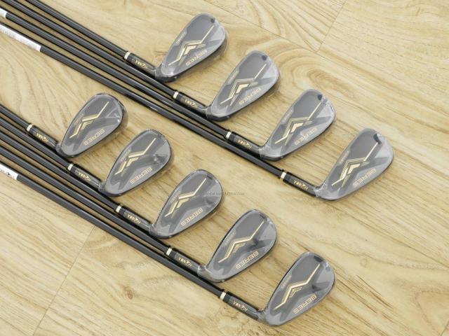 Iron set : Honma : **ของใหม่ ยังไม่แกะพลาสติก** ชุดเหล็ก Honma Beres Black Forged (รุ่นล่าสุด ปี 2022 สวยมากๆ) มีเหล็ก 5-11,Aw,Sw (9 ชิ้น เทียบเท่า 4-Pw) ก้าน ARMRQ MX Flex SR