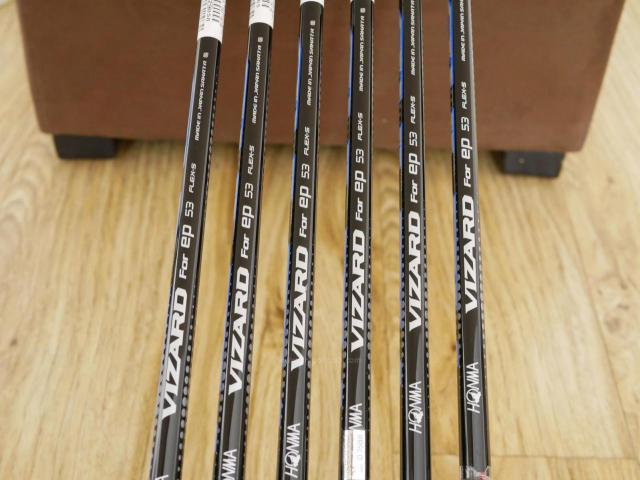 Iron set : Honma : **ของใหม่ ยังไม่แกะพลาสติก** ชุดเหล็ก Honma LB-808 EP (หน้าเด้ง) มีเหล็ก 5-10 (6 ชิ้น) ก้านกราไฟต์ Honma Vizard 53 Flex S