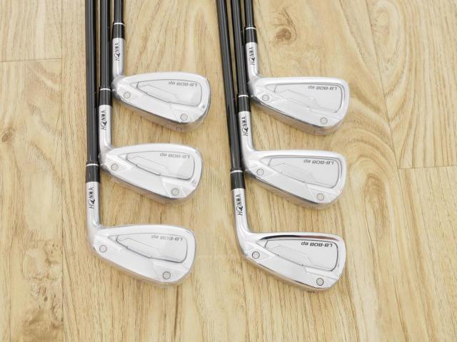 Iron set : Honma : **ของใหม่ ยังไม่แกะพลาสติก** ชุดเหล็ก Honma LB-808 EP (หน้าเด้ง) มีเหล็ก 5-10 (6 ชิ้น) ก้านกราไฟต์ Honma Vizard 53 Flex S