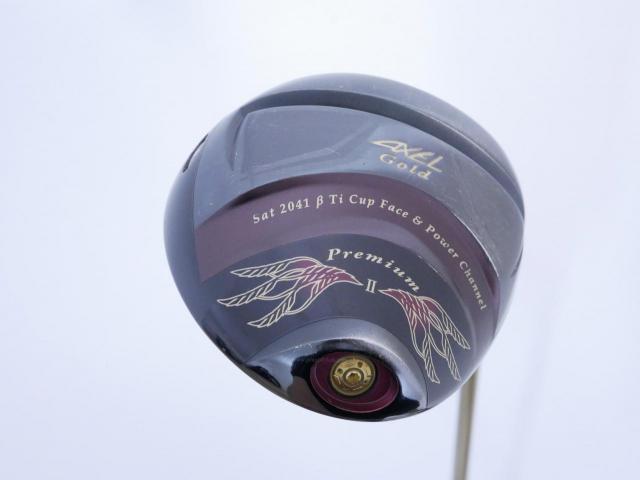 Driver : Tsuruya : Tsuruya AXEL Gold Premium II (รุ่นปี 2017 ตัวท๊อป หน้าเด้งสุดๆ COR 0.86 ของใหม่ 4 หมื่น) Loft 10.5 Flex S