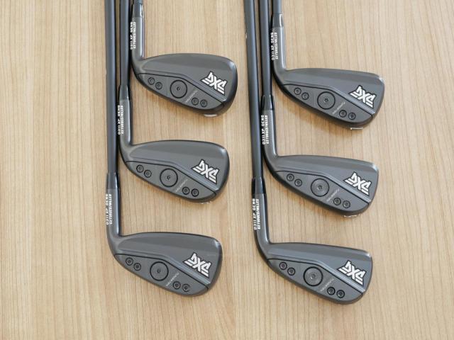 Iron set : PXG : **ของใหม่** ชุดเหล็ก PXG 0311XP GEN 6 Forged Milled Xtreme Dark (รุ่นปี 2024 ตีไกล สวย ฟิลดี) มีเหล็ก 5-Pw (6 ชิ้น) ก้านกราไฟต์ Mitsubishi MMT 80 Flex S