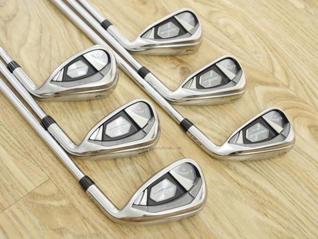 Iron set : Callaway : ชุดเหล็ก Callaway Rogue Star CF18 (ออกปี 2018 ตีง่าย ไกลมากๆ) มีเหล็ก 5-Pw (6 ชิ้น) ก้านเหล็ก NS Pro Zelos 7 Flex S