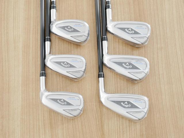 Iron set : Callaway : **ของใหม่ ยังไม่แกะพลาสติก** ชุดเหล็ก Callaway Paradym Ai Smoke Max Fast (ออกปี 2024 ตีง่ายมาก ไกล Japan Spec.) มีเหล็ก 6-Pw,Gw (6 ชิ้น) ก้านกราไฟต์ Fujikura TENSEI 40 Flex R