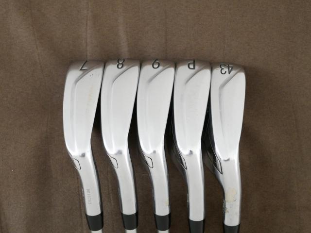 Iron set : Titleist : **มีตำหนิ** ชุดเหล็ก Titleist T400 (รุ่นล่าสุด ออกปี 2023 ตีง่ายที่สุด ไกลที่สุด) มีเหล็ก 7-Pw,43 (5 ชิ้น) ก้านกราไฟต์ Titleist 3D401 i50 Flex R