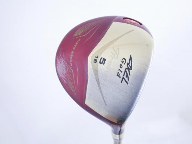 Fairway Wood : Tsuruya : หัวไม้ 5 Tsuruya AXEL Gold Premium IV (รุ่นปี 2021 ตัวท๊อป ของใหม่ 2 หมื่นกว่า) Loft 18 Flex R