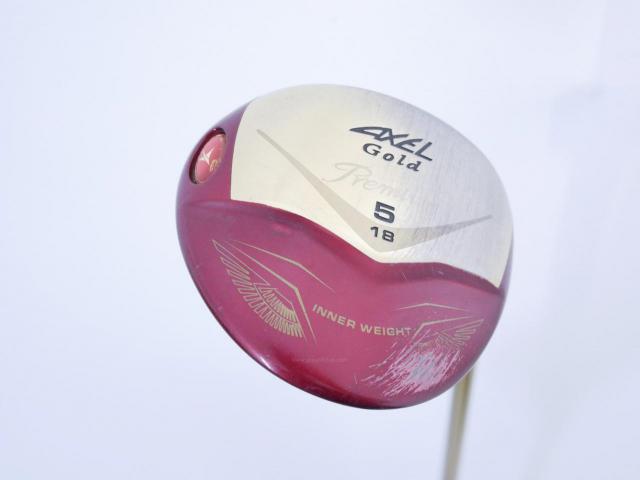 Fairway Wood : Tsuruya : หัวไม้ 5 Tsuruya AXEL Gold Premium IV (รุ่นปี 2021 ตัวท๊อป ของใหม่ 2 หมื่นกว่า) Loft 18 Flex R
