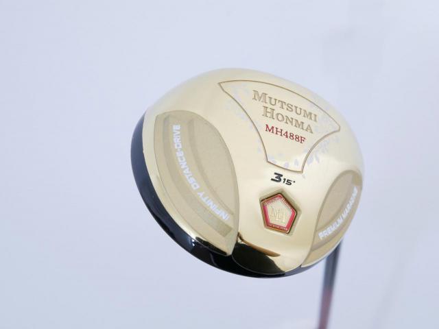 Fairway Wood : Other Brand : หัวไม้ 3 Mutsumi Honma MH488F (หน้า Maraging) Loft 15 Flex R