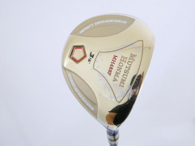 Fairway Wood : Other Brand : หัวไม้ 3 Mutsumi Honma MH488F (หน้า Maraging) Loft 15 Flex R
