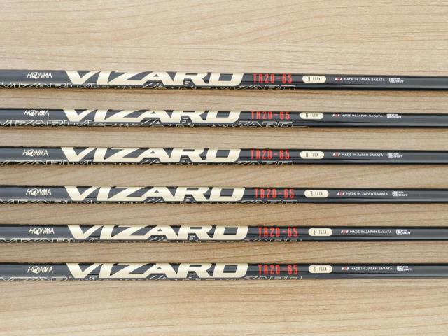 Iron set : Honma : ชุดเหล็ก Honma Tour World TR21X (ออกปี 2021 ตีง่าย ไกล) มีเหล็ก 5-10 (6 ชิ้น) ก้านกราไฟต์ Honma Vizard TR20-65 Flex R