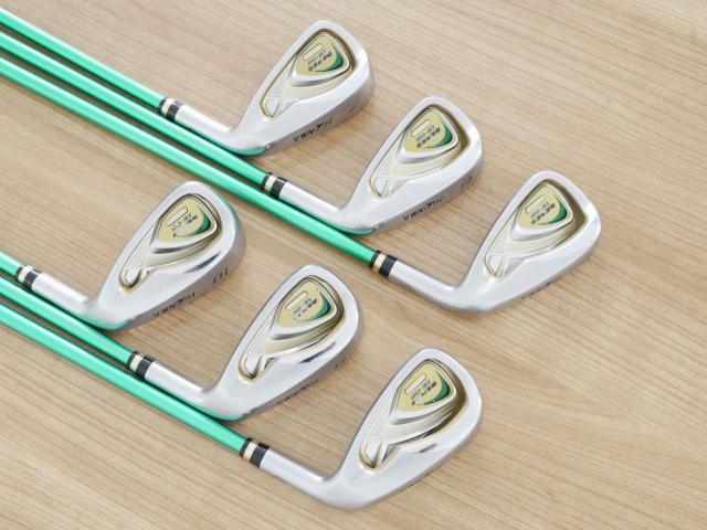 Iron set : Honma : ชุดเหล็ก Honma Beres IE-05 (รุ่นปี 2017 เหมาะกับซีเนียร์) มีเหล็ก 5-10 (6 ชิ้น) ก้าน ARMRQ ∞ (44) Flex R (2 ดาว)
