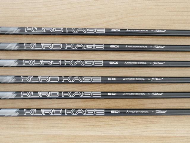 Iron set : Titleist : ชุดเหล็ก Titleist T300 (ออกปี 2019) มีเหล็ก 5-Pw (6 ชิ้น) ก้านกราไฟต์ Mitsubishi KUROKAGE 60i Flex R