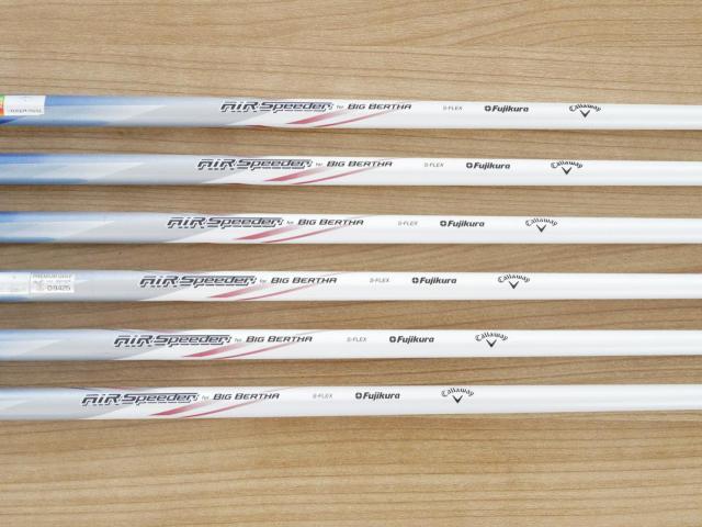 Iron set : Callaway : ชุดเหล็ก Callaway Big Bertha Beta (ใบใหญ่ ตีง่ายมาก) มีเหล็ก 5-Pw (6 ชิ้น) ก้านกราไฟต์ Fujikura Air Speeder Flex S