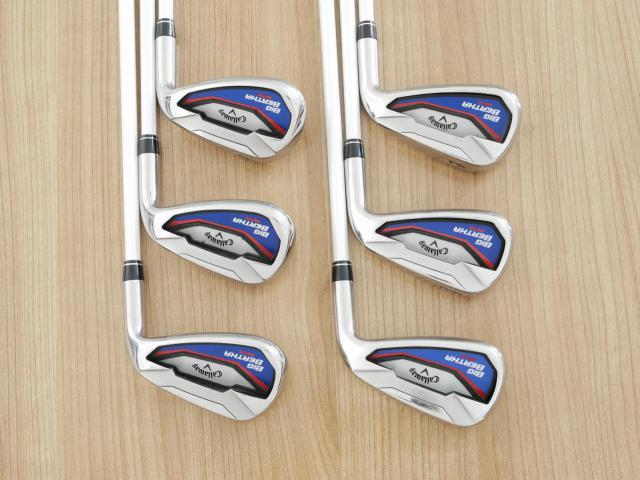 Iron set : Callaway : ชุดเหล็ก Callaway Big Bertha Beta (ใบใหญ่ ตีง่ายมาก) มีเหล็ก 5-Pw (6 ชิ้น) ก้านกราไฟต์ Fujikura Air Speeder Flex S
