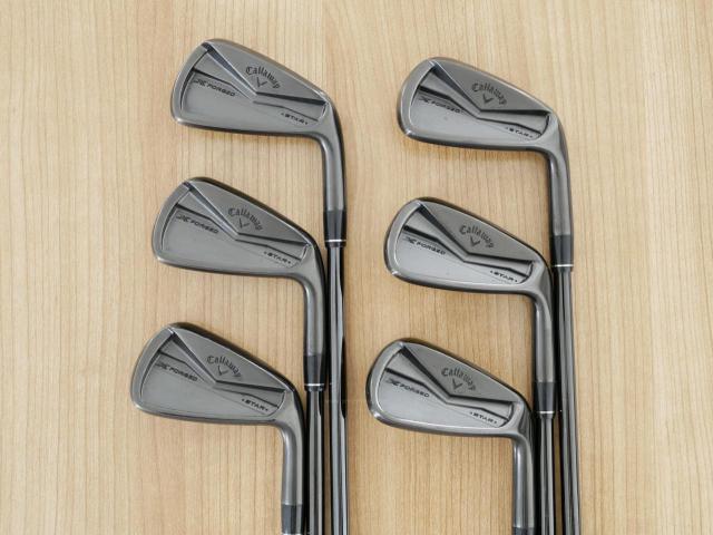 Iron set : Callaway : ชุดเหล็ก Callaway X Forged Star Black Limited (ออกปี 2024 หายากมากๆ) มีเหล็ก 5-Pw (6 ชิ้น) ก้านเหล็ก NS Pro 950 NEO Black Flex S