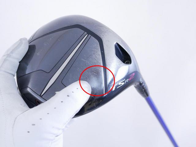 Driver : Titleist : **มีบุบ** ไดรเวอร์ Titleist TSR 2 (ออกปี 2022 Japan Spec.) Loft 9 (ปรับได้) ก้าน UST Mamiya ATTAS G7 Flex S