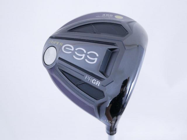 Driver : PRGR : ไดรเวอร์ PRGR Super EGG 480cc. (ปี 2021 หน้าเด้งเกินกฏ ตีไกลมาก) Loft 10.5 ก้าน UST Mamiya ATTAS 11 Flex R