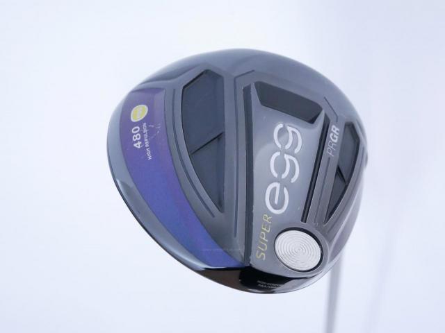 Driver : PRGR : ไดรเวอร์ PRGR Super EGG 480cc. (ปี 2021 หน้าเด้งเกินกฏ ตีไกลมาก) Loft 10.5 ก้าน UST Mamiya ATTAS 11 Flex R
