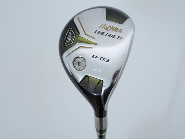 Fairway Wood : Honma : **ก้าน 3 ดาว** ไม้กระเทย Honma Beres U-03 (ออกปี 2015) Loft 25 ก้าน ARMRQ 8 (45) Flex R (3 ดาว)