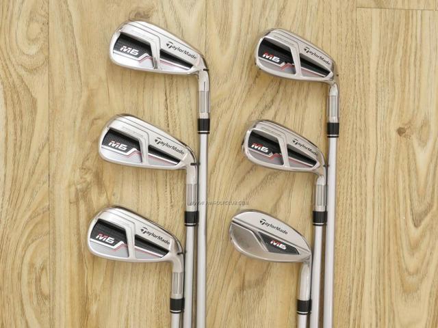 Iron set : Taylormade : ชุดเหล็ก Taylormade M6 (ออกปี 2019 Japan Spec) มีเหล็ก 6-Pw,Sw (6 ชิ้น) ก้านกราไฟต์ Mitsubishi FUBUKI TM6 Flex R