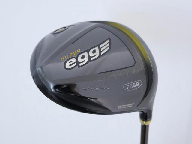 Driver : PRGR : ไดรเวอร์ PRGR Super EGG (ออกปี 2018 หน้าเด้งเกินกฏ COR 0.86) Loft 10.5 ก้าน M-37 Flex R