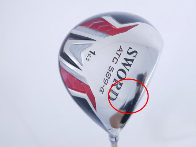 Driver : Katana : **มีตำหนิ** Katana Sword ATC-589a (460cc.) Loft 9.5 ก้าน Fujikura Speeder 589a Flex SR