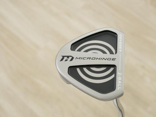 Putter : All : พัตเตอร์ Odyssey Microhinge 2-Ball V-Line (รุ่นล่าสุด ปี 2025) ยาว 34 นิ้ว