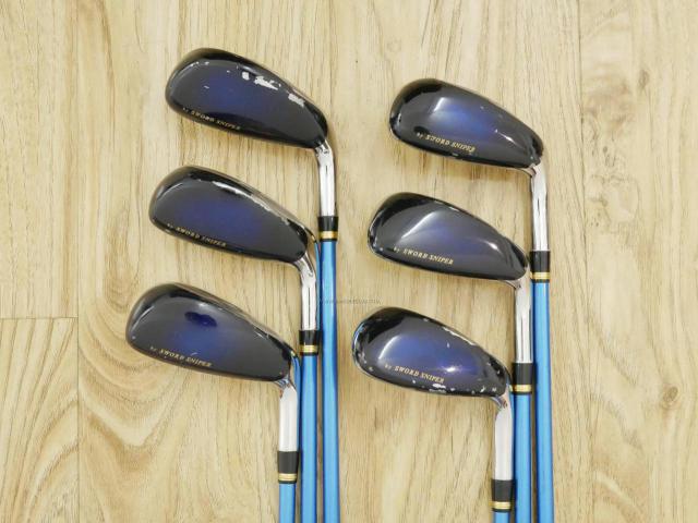Iron set : Katana : ชุดเหล็กกระเทย Katana Sword SL-Eleven มีเหล็ก 7-12 (6 ชิ้น เทียบเท่า 6-Pw,Aw) ก้านกราไฟต์ Flex R