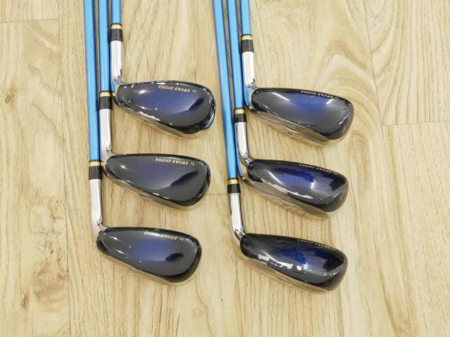 Iron set : Katana : ชุดเหล็กกระเทย Katana Sword SL-Eleven มีเหล็ก 7-12 (6 ชิ้น เทียบเท่า 6-Pw,Aw) ก้านกราไฟต์ Flex R